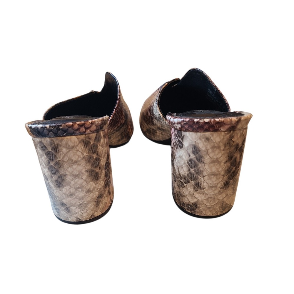 Jeffrey Campbell Pointed Toe Heel‎ Snakeskin Mules Slip On Size 11 Womens - Picture 5 of 8